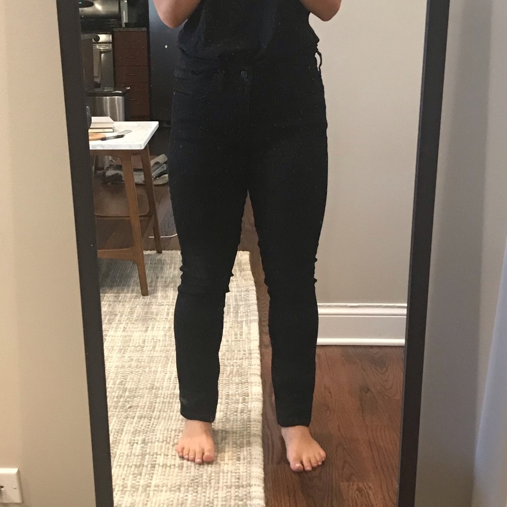 Free People special design/dressy black denim